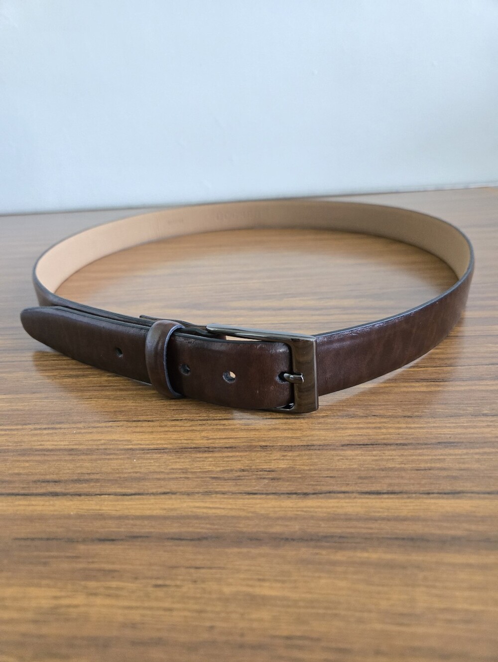 Dockers Classic 44/110 Brown Leather Men's Belt - Casual & Dress Good Pre-owned